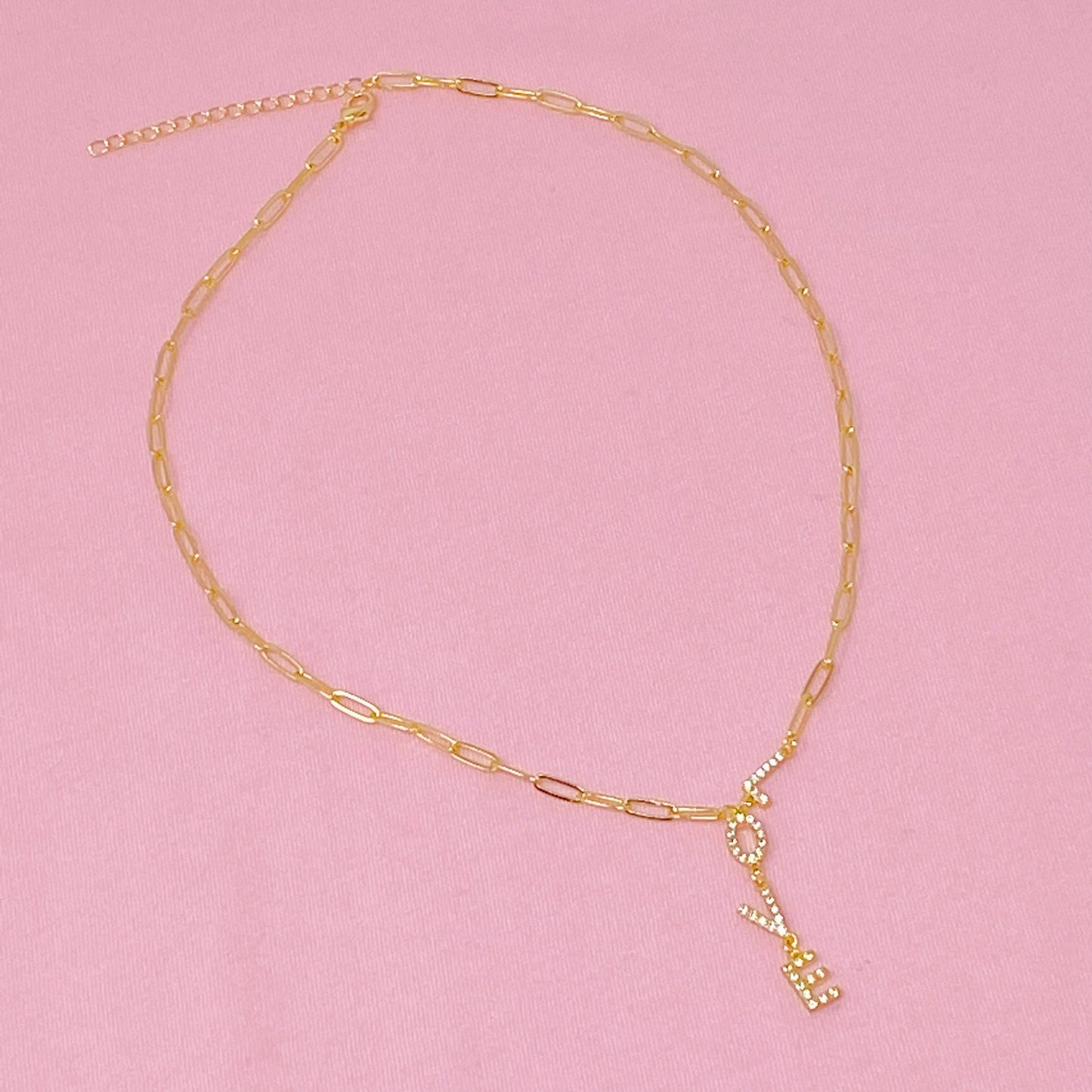 LOVE Dangle Necklace by Ellisonyoung.com