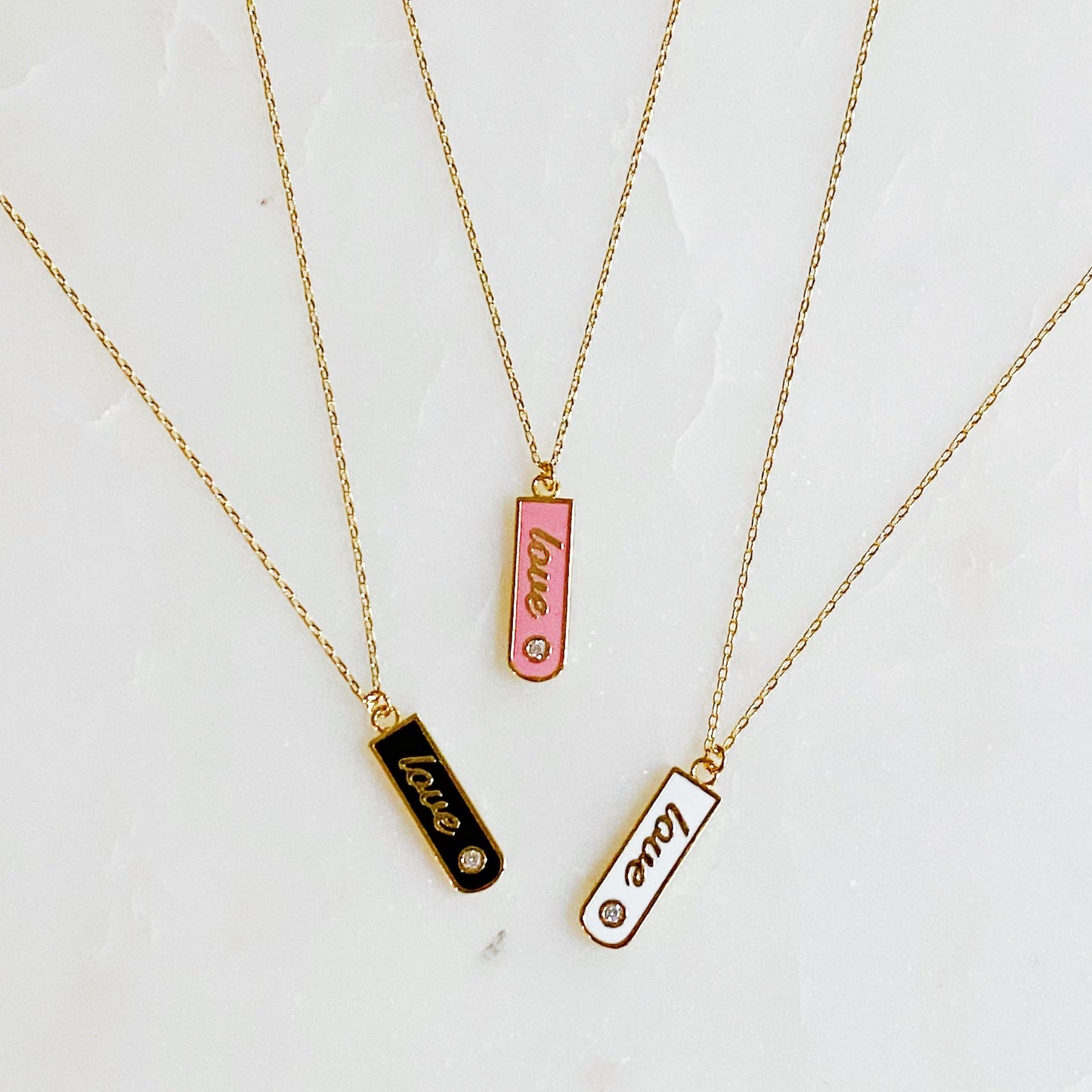 Love Drop Bar Necklace by Ellisonyoung.com