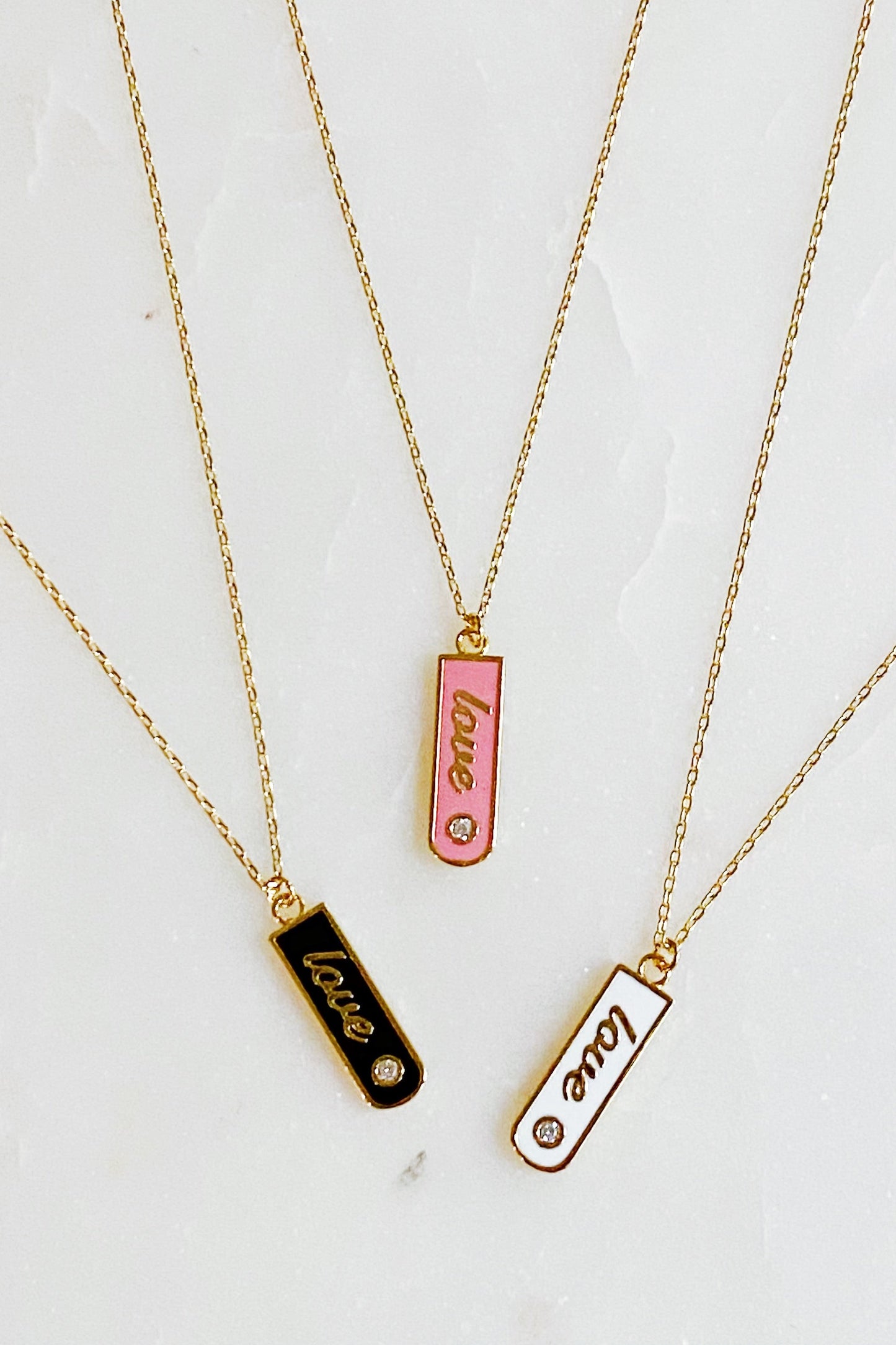 Love Drop Bar Necklace by Ellisonyoung.com