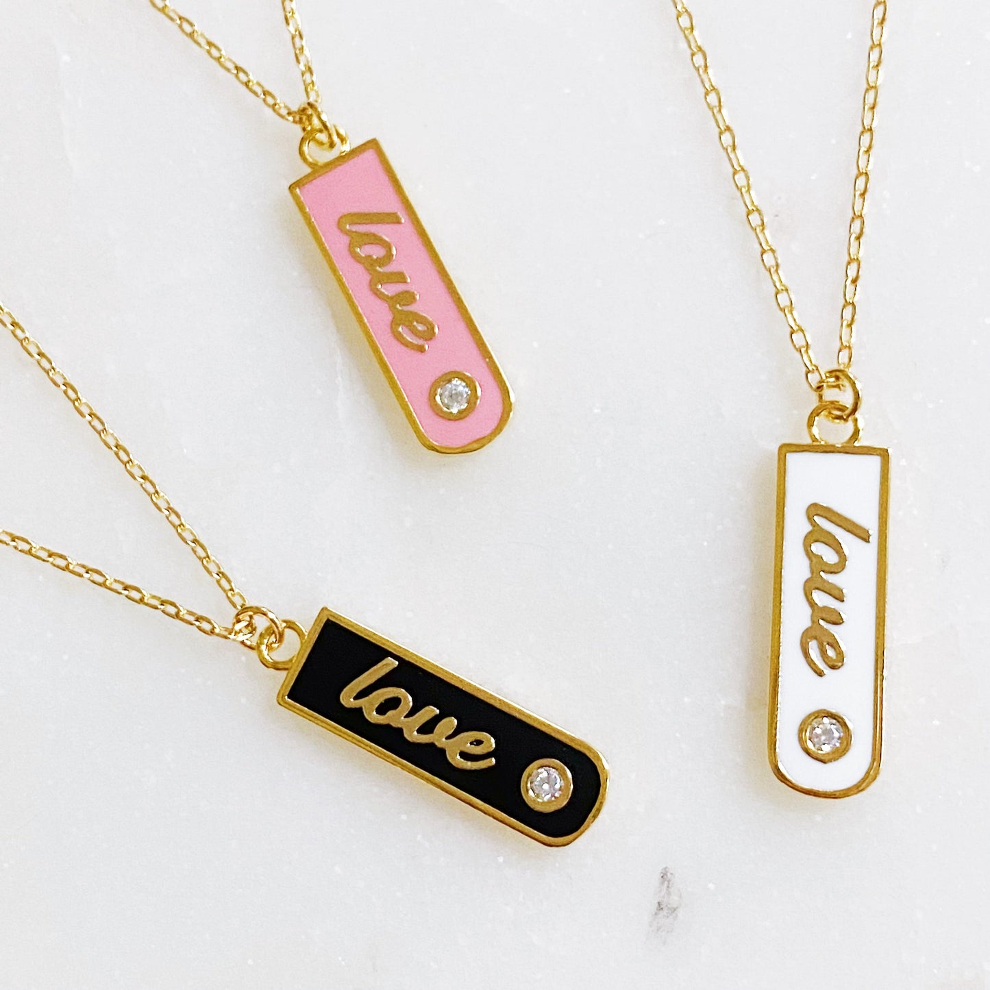Love Drop Bar Necklace by Ellisonyoung.com