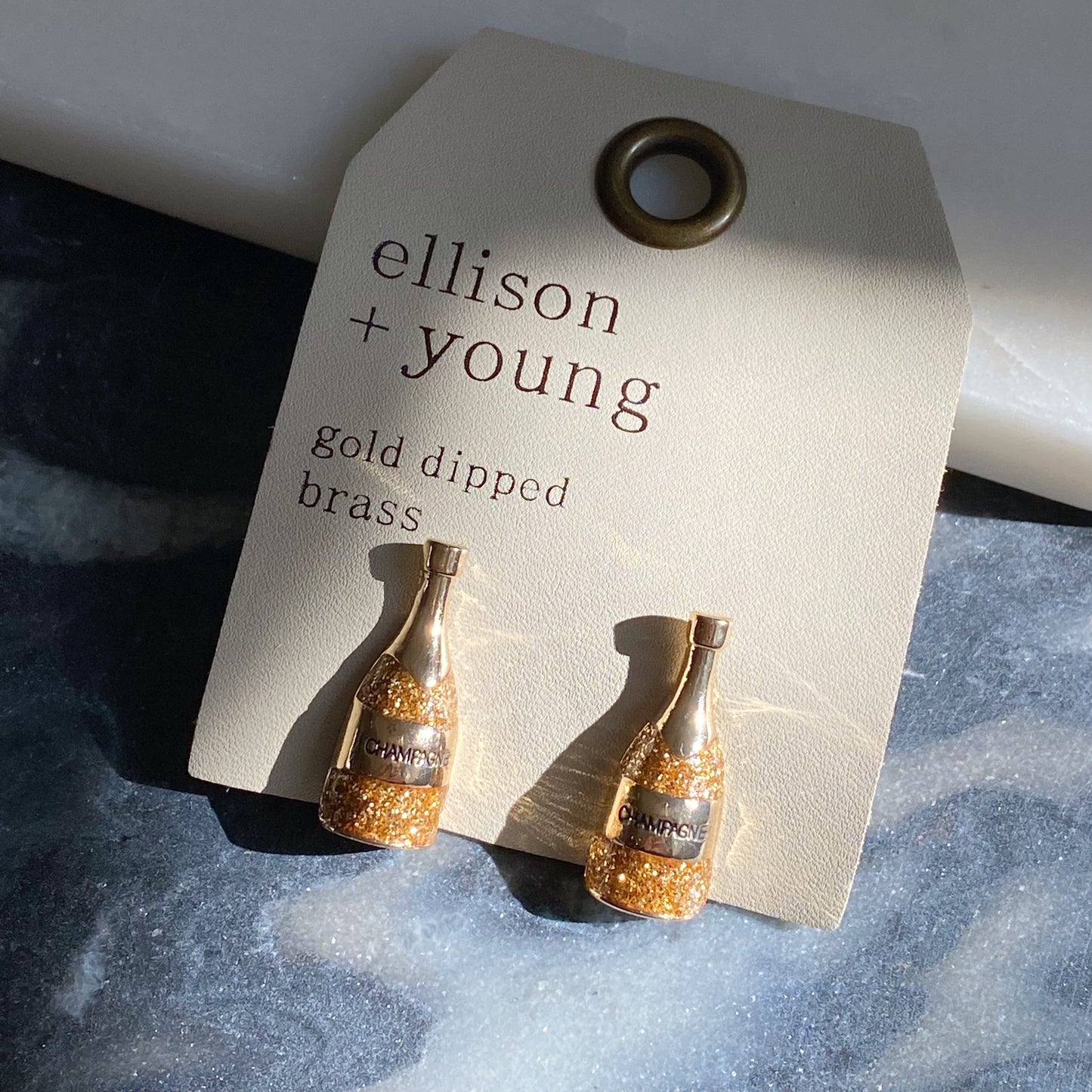 Pop The Shimmer Stud Earrings by Ellisonyoung.com
