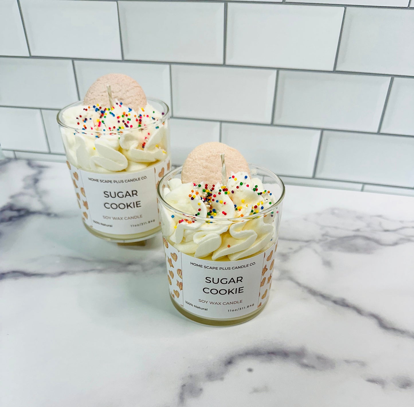 Soy Wax Candle Sugar Cookie by Home Scape Plus