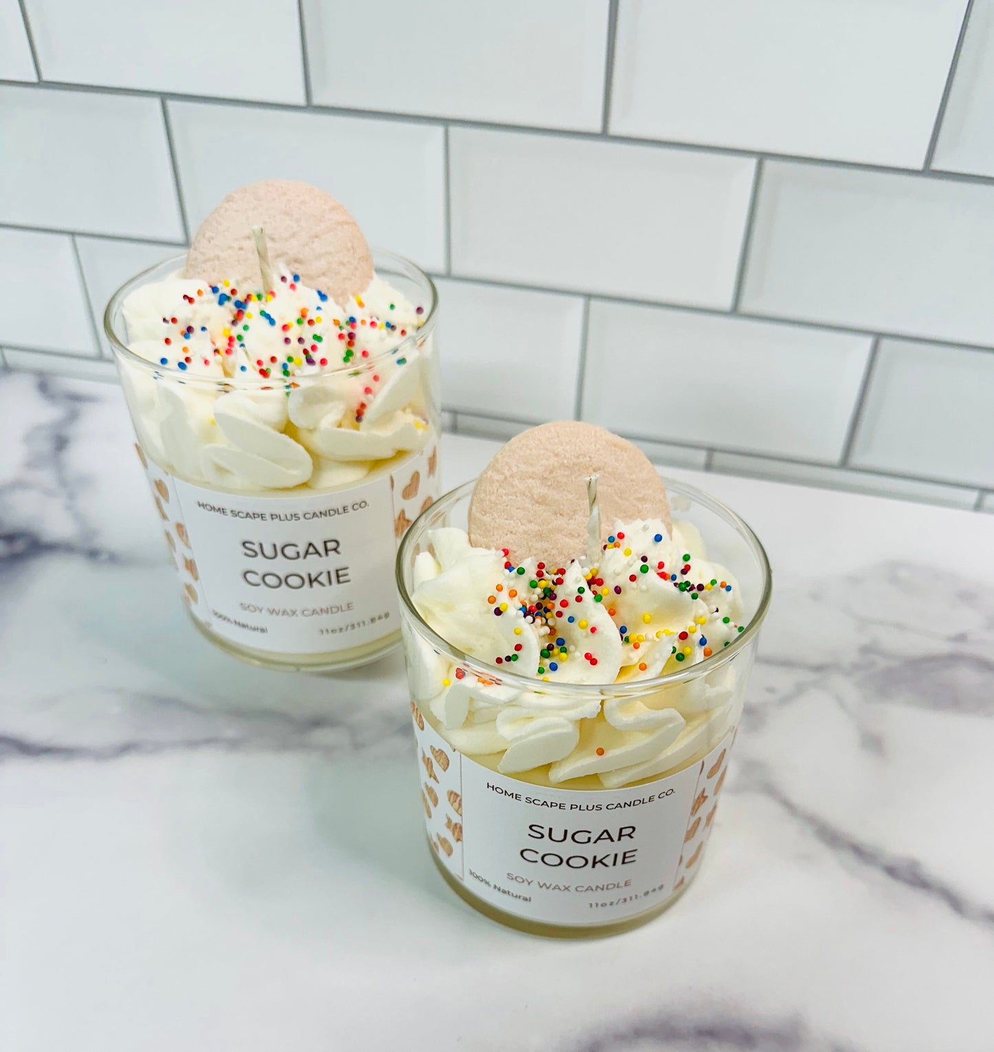 Soy Wax Candle Sugar Cookie by Home Scape Plus