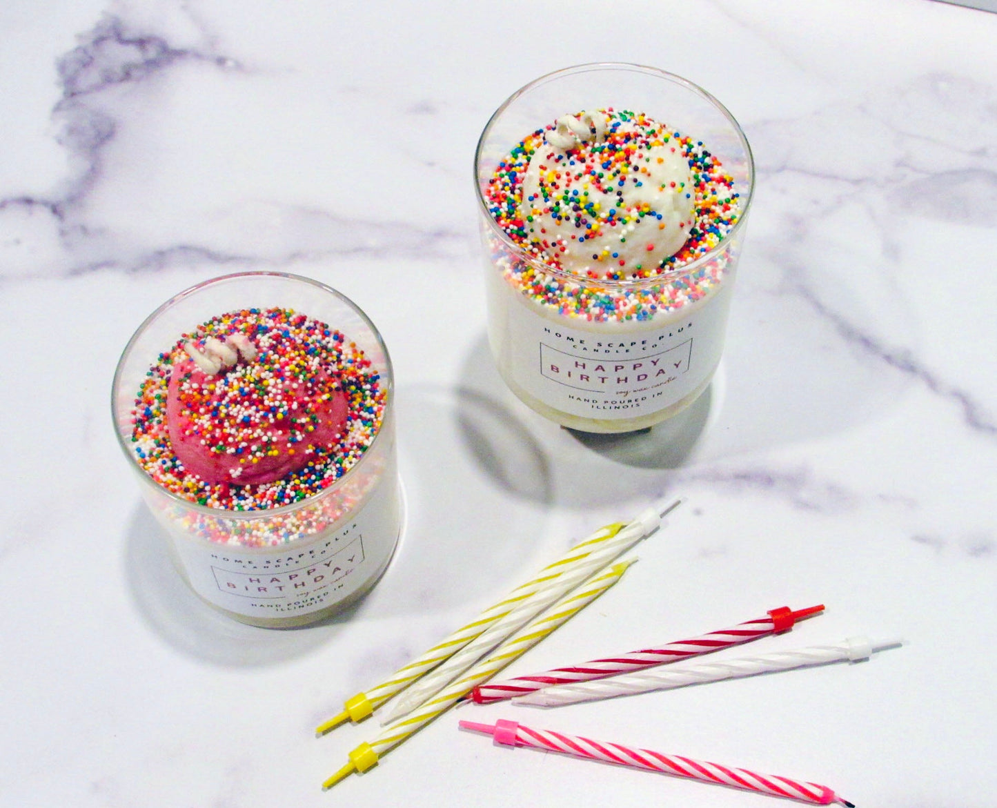 Happy Birthday Candle-Ice Cream Scoop by Home Scape Plus